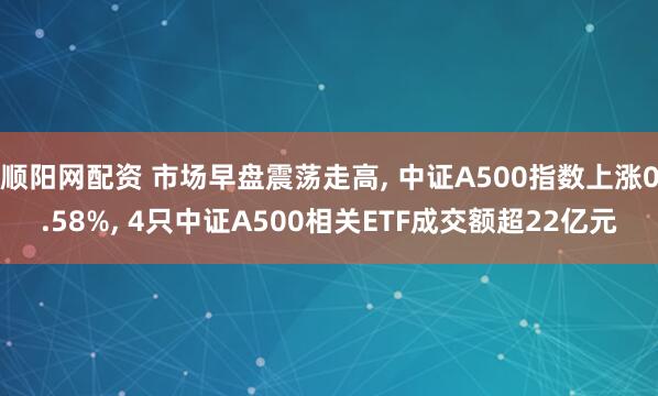 顺阳网配资 市场早盘震荡走高, 中证A500指数上涨0.58%, 4只中证A500相关ETF成交额超22亿元