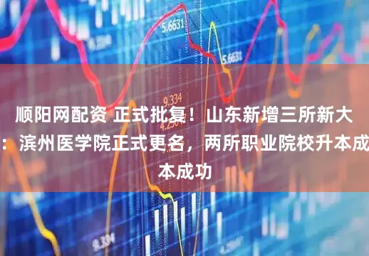 顺阳网配资 正式批复！山东新增三所新大学：滨州医学院正式更名，两所职业院校升本成功
